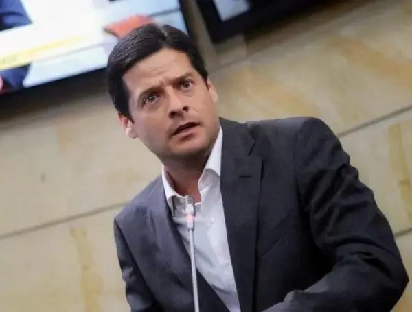 Mauricio Gómez Amín, ministro de Comercio, Industria y Turismo de Colombia, durante una intervención en el Senado.
